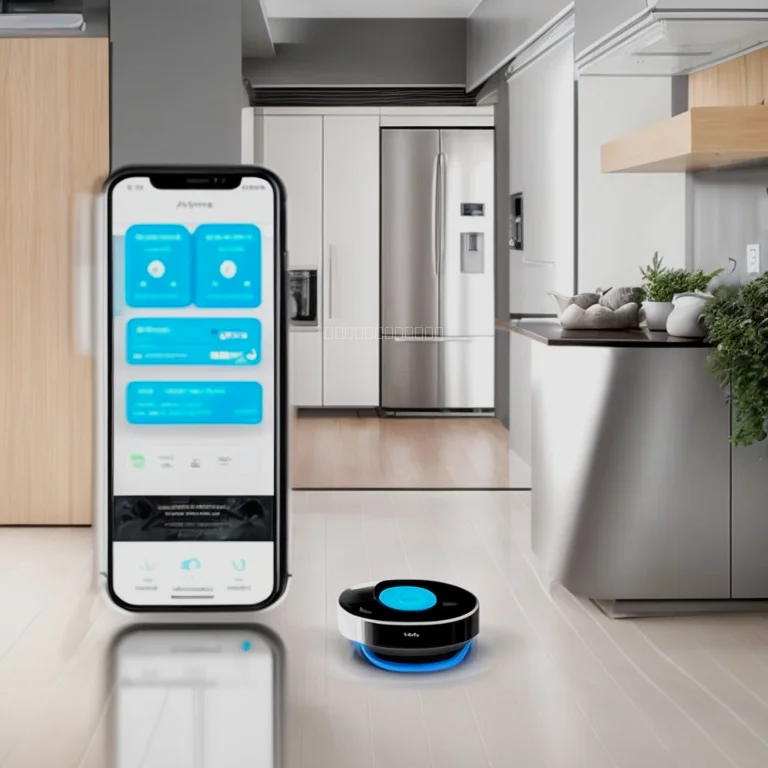 モダンで洗練されたスマート掃除機イメージ